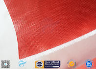 1.5m Wide 0.45mm Silicone Coated Fiberglass Fabric 80g Single Side Chemical Resist
