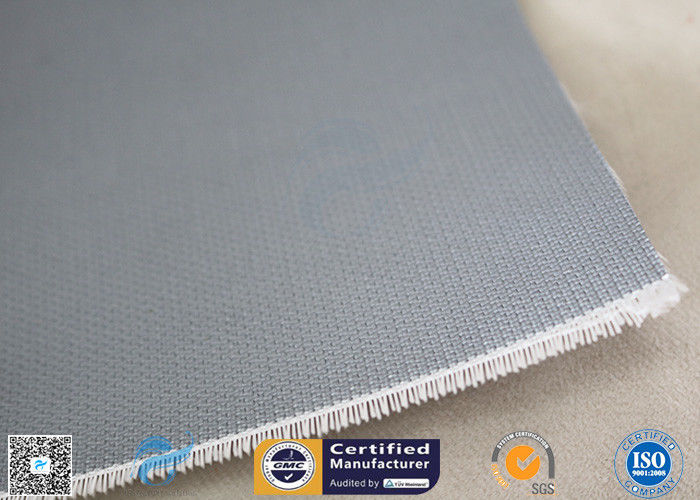 E Glass Satin Weave 0.45mm 80/80g Double Sides Silicone Coated Fiberglass Fabric